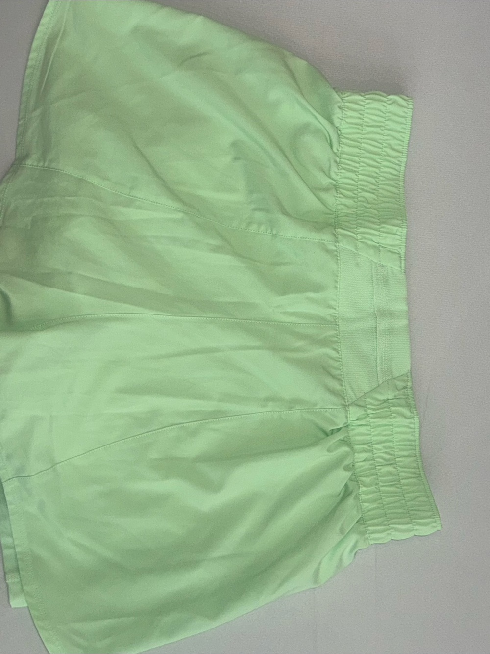 Nike Women's Mint Green Dri Fit Double Lined Athletic Shorts - Picture 4 of 7